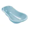 KEEEPER Baby Bath 100cm Wiktoria Pure, Blue, 100 x 51 x 29 cm, Anti-Slip, Drain Plug, BPA-Free