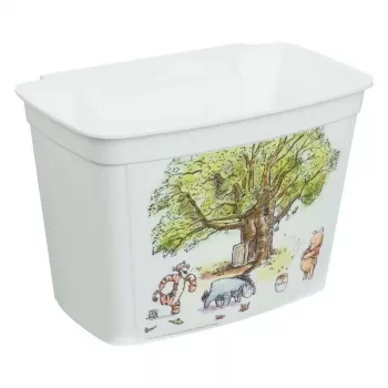 keeeper Multifunctional Box 4L Janek Winnie the Pooh, White, 27 x 18 x 16.3 cm, Stackable Storage Box with Lid, BPA-Free Plastic