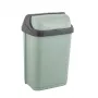 KEEEPER Rasmus 10L Waste Bin with Rotating Lid, Green