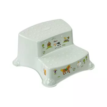 KEEEPER Two-Tier Bench Igor Funny Farm 40x37x21 cm Soft Green
