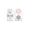 Chillax CB260 DECT Digital Audio Baby Monitor with Two-Way Talk, Temperature Sensor, Night Light, Lullabies, and Vibration Alert – White