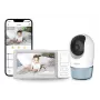 Chillax DM568 Wi-Fi & FHSS Video Baby Monitor with 5 inch Display, Pan-Tilt Camera, Night Vision, Two-Way Talk, Temperature Sensor, Lullabies, and Hubble App