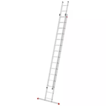 HAILO S80 ProfiStep duo Combination Ladder, Aluminium, 2x15 Rungs, Max. Load 150 kg