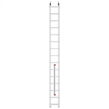 HAILO S80 ProfiStep duo Combination Ladder, Aluminium, 2x15 Rungs, Max. Load 150 kg