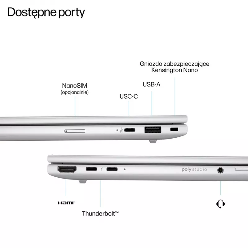 HP EliteBook 8 G1i 14 inch WUXGA Intel Core Ultra 7 255U 24GB RAM 512GB SSD Windows 11 Pro Silver Business Laptop