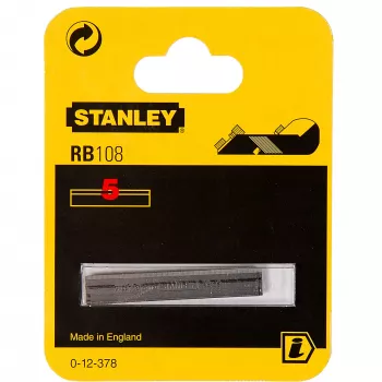 STANLEY Replacement Plane Blades for RB10 and RB5, Straight Edge, 10-Pack, SK5 Steel, 44 mm Width