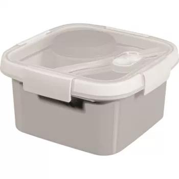 CURVER Lunch Kit Square 1.1L Smart To Go Mix Food Container