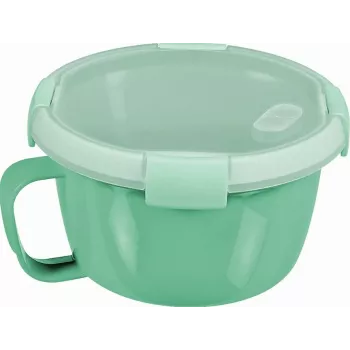 CURVER Smart To Go Noodles Food Bowl Round 0.9L Soft Green