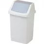 CURVER Click-It Waste Bucket 9L Grey 22.9x18.9x38.1cm
