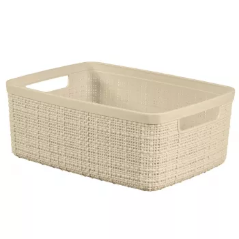 CURVER Basket Jute S 5L 27x20x11cm Cream
