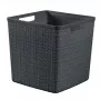 CURVER Basket Jute Square 17L 28x28x27cm Dark Grey