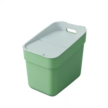 CURVER Ready To Collect 20L Green/Light Grey Waste Bin
