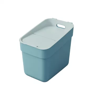Curver Ready To Collect 20L Recycling Bin Blue/Light Grey