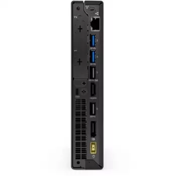 Refurbished Lenovo ThinkCentre M720q Tiny Desktop PC - Intel Core i5-8500T, 8GB DDR4, 256GB NVMe SSD, Windows 11 Pro, Wi-Fi 5, Bluetooth 5.0, Gigabit Ethernet, 1x USB-C, 5x USB-A, 2x DisplayPort, 1x HDMI