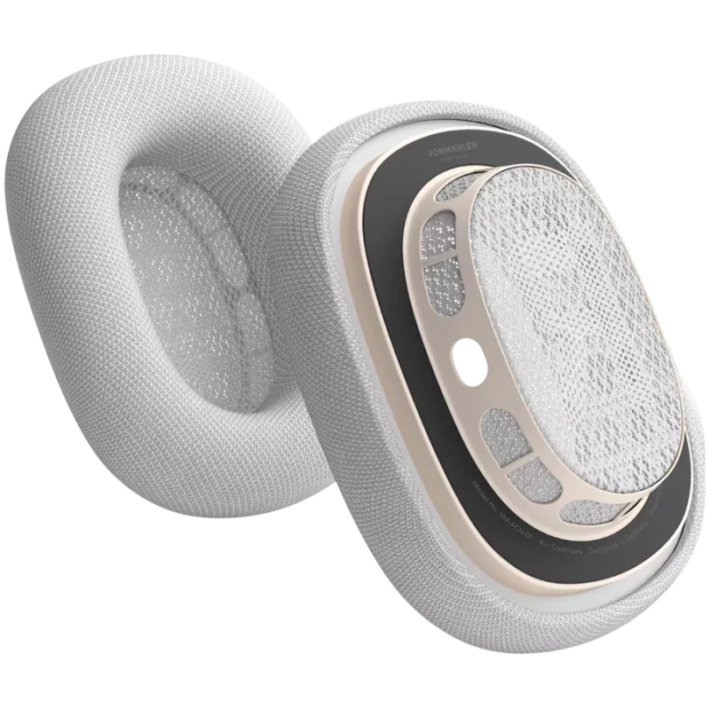 VONMÄHLEN Air Cushions for AirPods Max, Light Gray