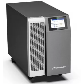 PowerWalker VFI 30K TAP PF1 3/3 BE Online Double-Conversion UPS, 30kVA/30kW, 3-Phase In/Out, Tower, External Batteries