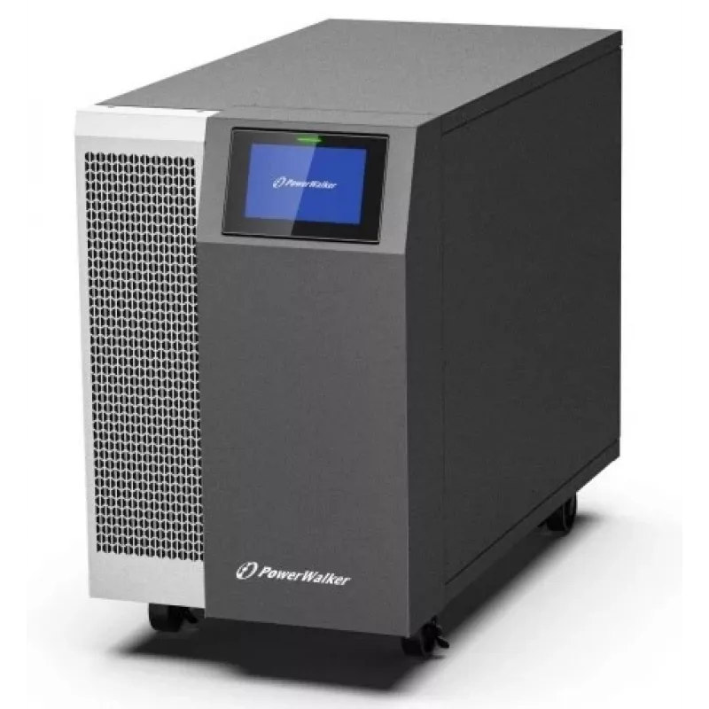 PowerWalker VFI 30K TAP PF1 3/3 BE Online Double-Conversion UPS, 30kVA/30kW, 3-Phase In/Out, Tower, External Batteries