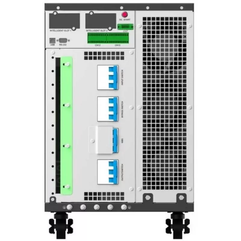 PowerWalker VFI 30K TAP PF1 3/3 BE Online Double-Conversion UPS, 30kVA/30kW, 3-Phase In/Out, Tower, External Batteries
