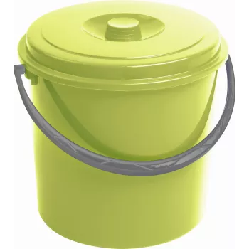 CURVER Bucket with Lid 10L Green