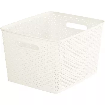 CURVER Basket My Style L 18L Cream Storage Basket