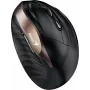 UNITEK Genius Ergo 8250S Wireless Ergonomic Mouse Black-Gold 1600DPI