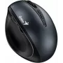 UNITEK Genius Ergo 8300S Wireless Ergonomic Mouse, 1600 DPI, Black/Grey