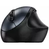 UNITEK Genius Ergo 8300S Wireless Ergonomic Mouse, 1600 DPI, Black/Grey
