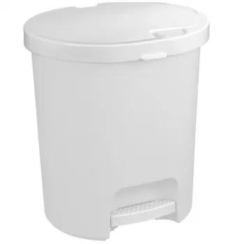 CURVER Deco Bin Pedal Bin 25L 36x41cm White