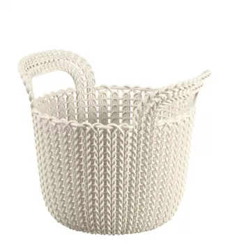 CURVER Basket Knit XS Round 3L White 23x19x19cm