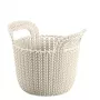 CURVER Basket Knit XS Round 3L White 23x19x19cm