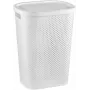 CURVER Infinity Recycled 60L Laundry Hamper 44x35x60 cm White