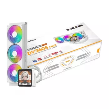 DarkFlash DV360S MAX White 360mm ARGB AIO Liquid CPU Cooler