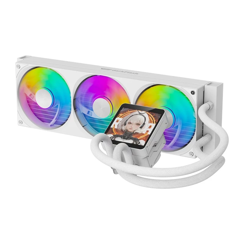 DarkFlash DV360S MAX White 360mm ARGB AIO Liquid CPU Cooler