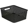 Curver Your Style M Storage Basket 35x30x13 cm Dark Brown Foldable Stackable 13.7L