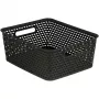 Curver Your Style M Storage Basket 35x30x13 cm Dark Brown Foldable Stackable 13.7L