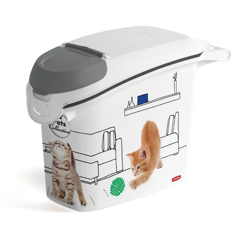 CURVER Pets Life Dog & Cat Food Storage Container 6 kg 15 L Airtight 23x50x36 cm