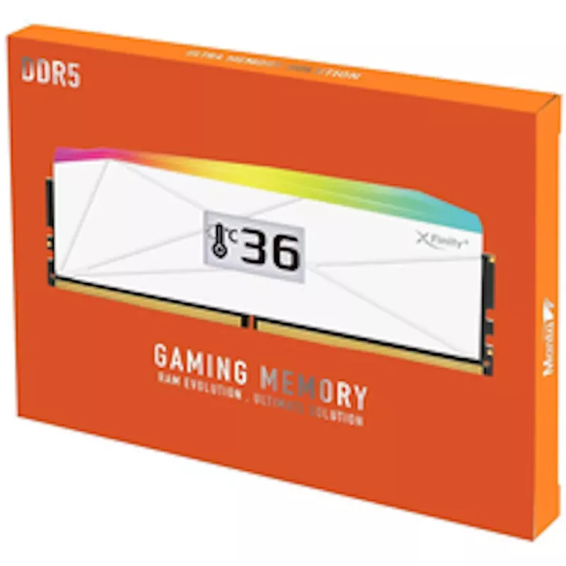 V-Color Manta XFinity+ aRGB DDR5-6000 RAM, CL28, XMP/EXPO - 32 GB Dual-Kit, White