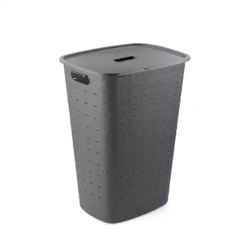 CURVER Softex Laundry Box 56L Dark Grey 42 x 31.6 x 60 cm