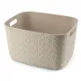 CURVER Softex Large Storage Basket 19L Chalk White
