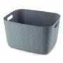 CURVER Softex L Storage Basket 19L Rectangular Teal Woven Texture