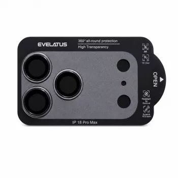 Evelatus Apple iPhone 18 Pro Max Full Body Camera Lens Protection Premium Black