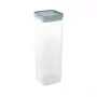 CURVER Kara Dry Food Storage Container 2.4L Transparent/Teal Airtight BPA-Free