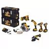 DEWALT DCK623P3-QW 18V XR 6-Piece Brushless Power Tool Combo Kit with 3x 5.0Ah Batteries, Charger, TSTAK VI Case