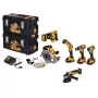DEWALT DCK623P3-QW 18V XR 6-Piece Brushless Power Tool Combo Kit with 3x 5.0Ah Batteries, Charger, TSTAK VI Case