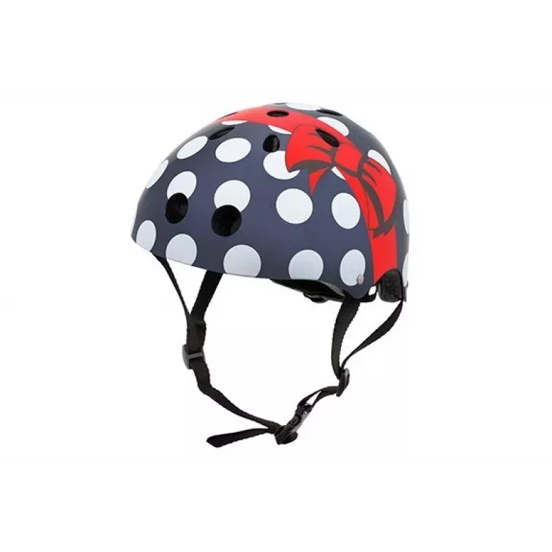 Hornit Polka Dot Kids' Bike Helmet 48-53cm with LED Light