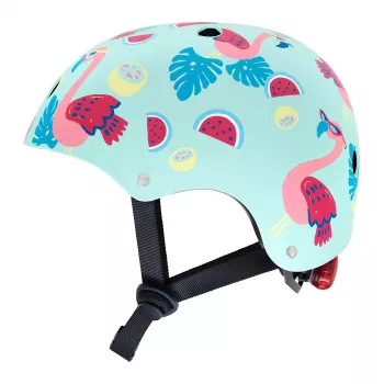 Hornit Flamingo Kids' Cycling Helmet M (53-58cm) with Rear LED Light FLS931
