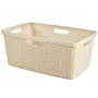 CURVER Laundry Basket Jute 46L 59x39x26cm Cream