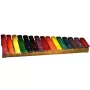 Stagg XYLO-J15 RB Xylophone, 15 Rosewood Bars, C5-A6 Diatonic, with Mallets and Bag