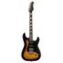 Stagg SES-60 SNB Electric Guitar - Sonic Blue, SSS Pickups, Alder Body