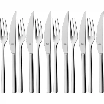 SILIT Trend Steak Cutlery Set, 12-Piece, Stainless Steel